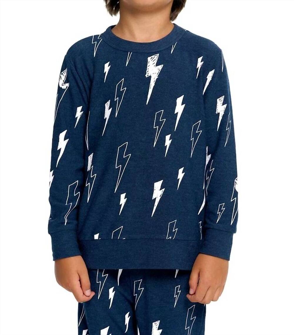 NEW CHASER bolts pullover in fun print